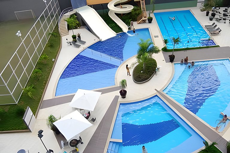 Apto no Hotel Veredas Rio Quente – acesso ao
