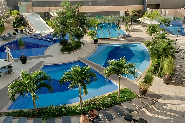 Apto no Hotel Veredas Rio Quente – acesso ao