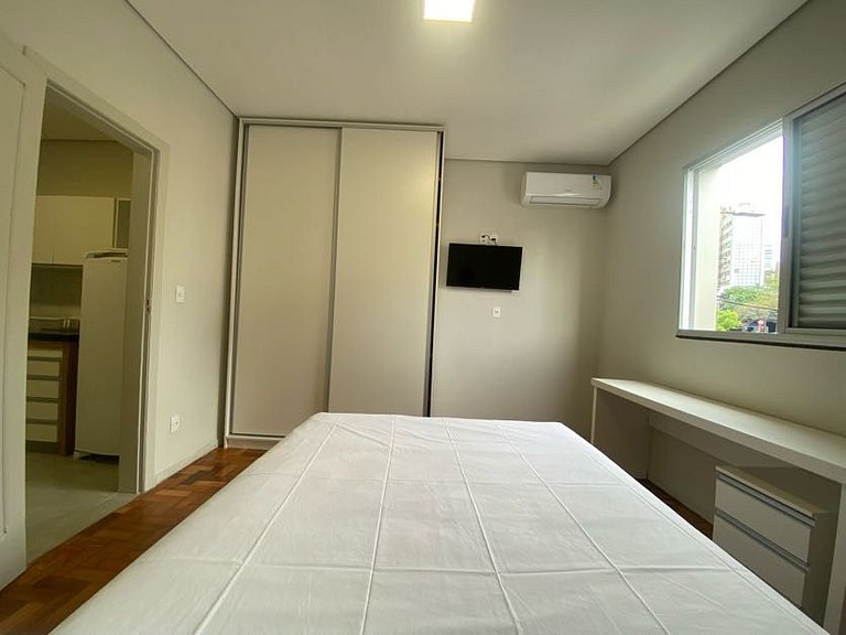 Flat no Prado | Prédio histórico, ar-condicionado
