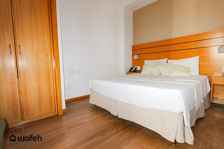 Apartamento C/ Varanda/Piscina no Hotel San Diego