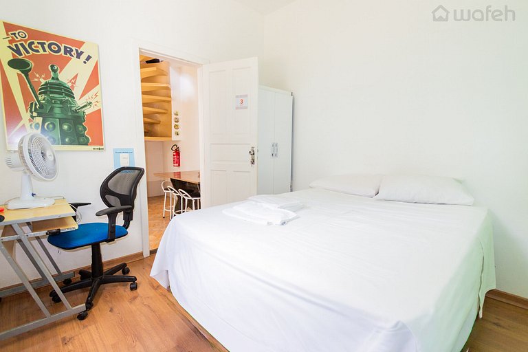 Quarto para 4 perto da UFMG e Pampulha — 3 camas