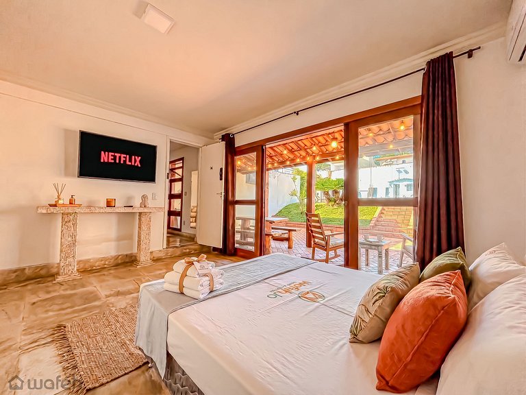 Suíte Com Ar Condicionado E Tv Smart