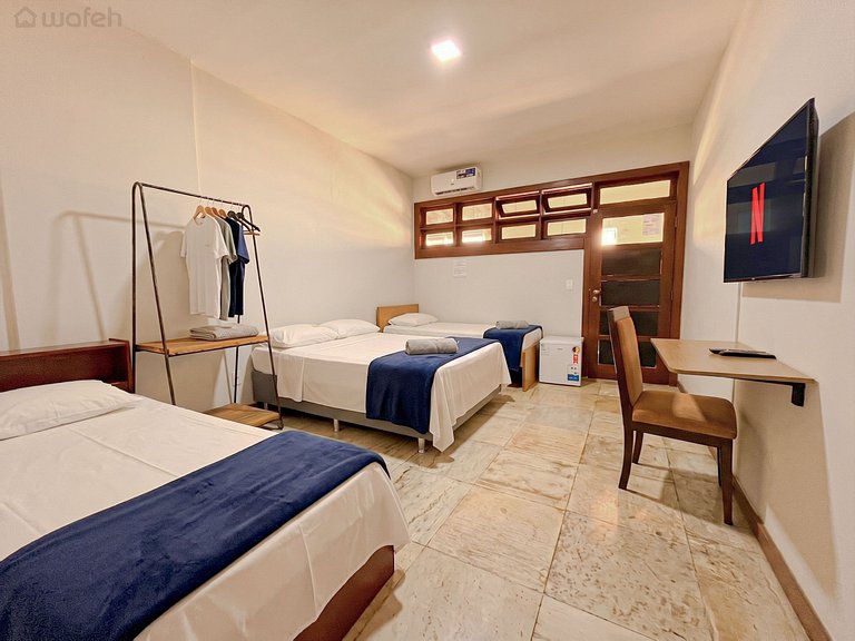 Suite for 4 in Pampulha with Pool and Lagoon View