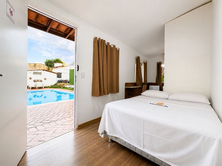 Suíte Deluxe em Frente à Piscina