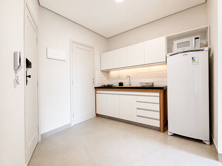Flat no Prado | Prédio histórico, ar-condicionado